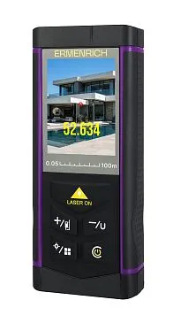 Лазерная рулетка Ermenrich PRO LR100, с камерой