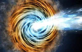 Яркий блазар: наблюдается сверху и постоянно меняется