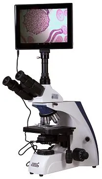 Микроскоп цифровой Levenhuk MED D30T LCD, тринокулярный