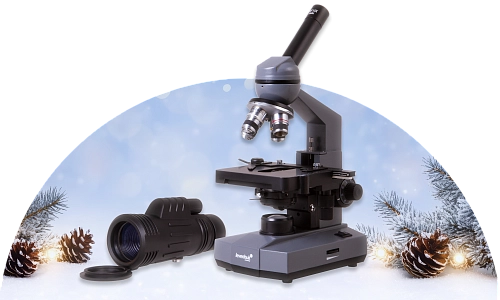 Купи микроскоп — получи монокуляр в подарок