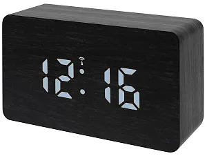 Часы настольные Bresser MyTime W Color LED, черные, изображение 1