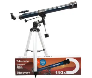 Телескоп Levenhuk Discovery Spark 709 EQ с книгой, изображение 2