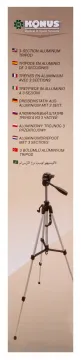 Фотоштатив Konus 3-POD 9, 137 см, изображение 14