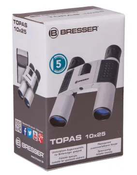 Бинокль Bresser Topas 10x25 Yellow, изображение 8