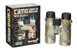 Бинокль камуфляжный Levenhuk Camo 10x42 с сеткой, изображение 6