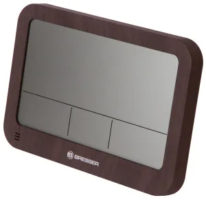 Часы настенные/настольные Bresser MyTime MC LCD в корпусе под дерево, изображение 3